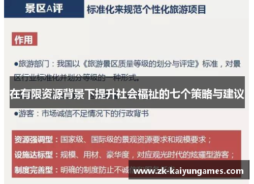 在有限资源背景下提升社会福祉的七个策略与建议